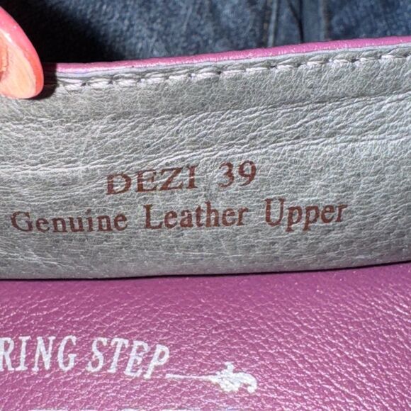 L'ATISTE by Spring step Dezi Purple Rosette loafer Flats nwob sz 39 - Picture 5 of 9